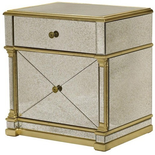 Тумба прикроватная зеркальная 550*420*580 (00002609)