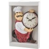 Часы настенные кварцевые "chef kitchen" 35*25*5 см.диаметр циферблата=13 см. Lefard (220-120)