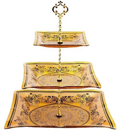 Этажерка 3 уровня, квадрат (7021-101)