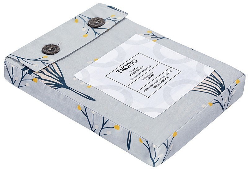 Набор наволочек "Полевые цветы" из премиального сатина из коллекции russian north, 50х70 см (78464)