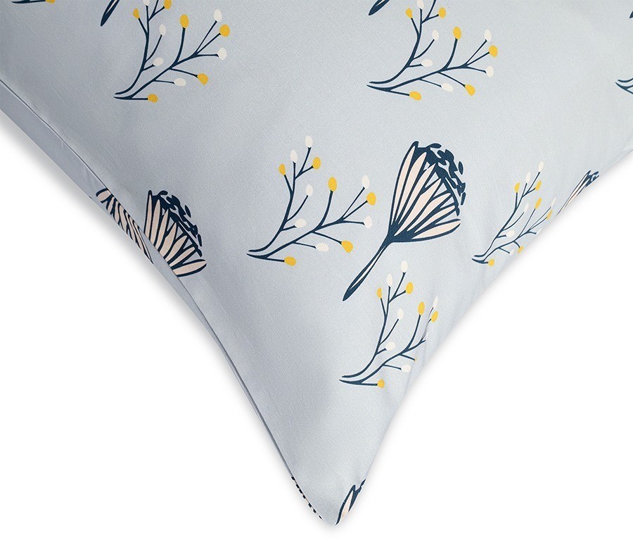 Набор наволочек "Полевые цветы" из премиального сатина из коллекции russian north, 50х70 см (78464)