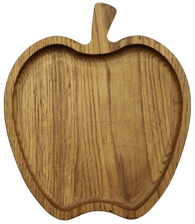 Менажница "Яблоко" деревянная, дуб ДРВ-16/1