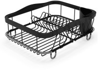 Сушилка для посуды sinkin, 28х14х47 см, черная (79165)