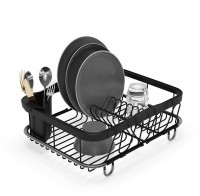 Сушилка для посуды sinkin, 28х14х47 см, черная (79165)