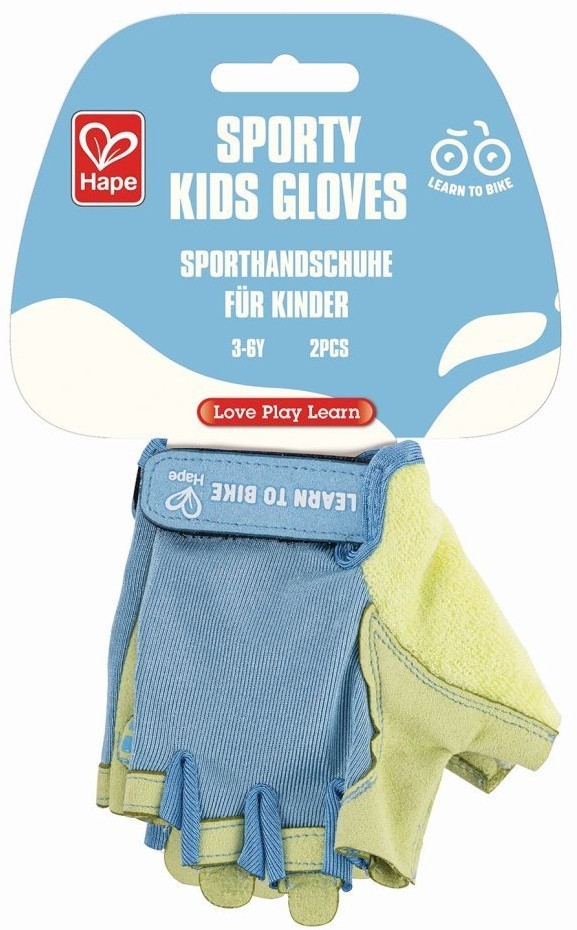 Детские спортивные перчатки, цв. Голубой (E1094_HP)