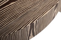 Стол журнальный Zebrano d140*42см (TT-00015008)