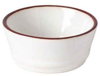 Чаша ATN071-RED(ATN071-00721B), 7 см, керамика, White, red, Costa Nova