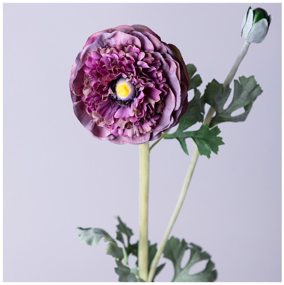 Цветок искусственный "ранункулюс" высота=55см. Lefard (287-530)