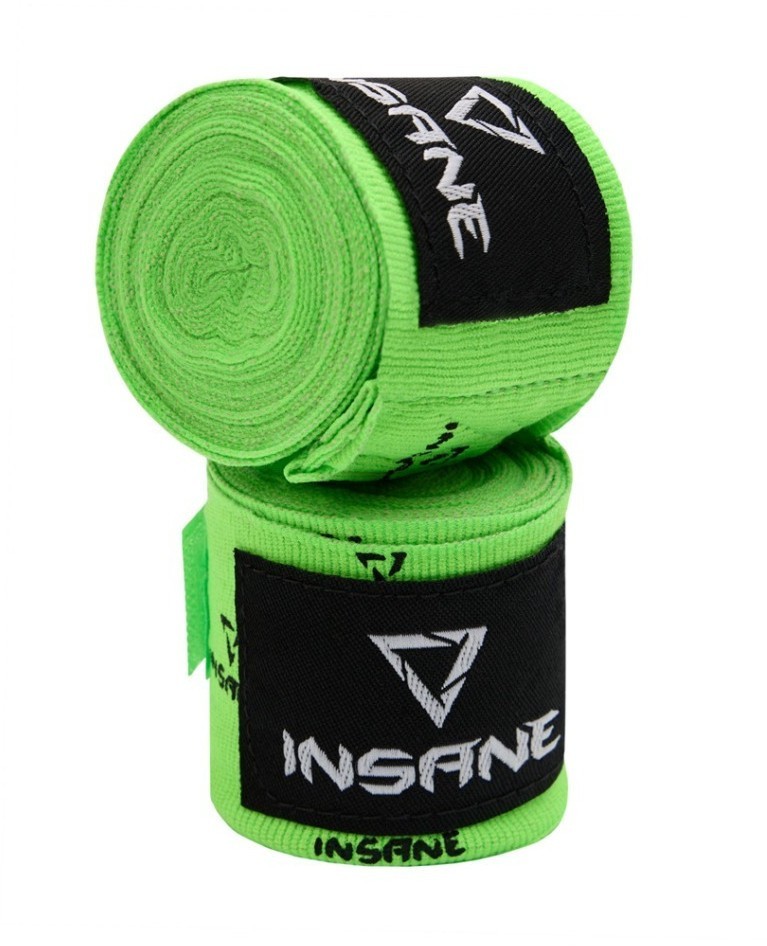 Бинт боксерский PRINT, хлопок/нейлон, зеленый, 3,5 м (2108809)