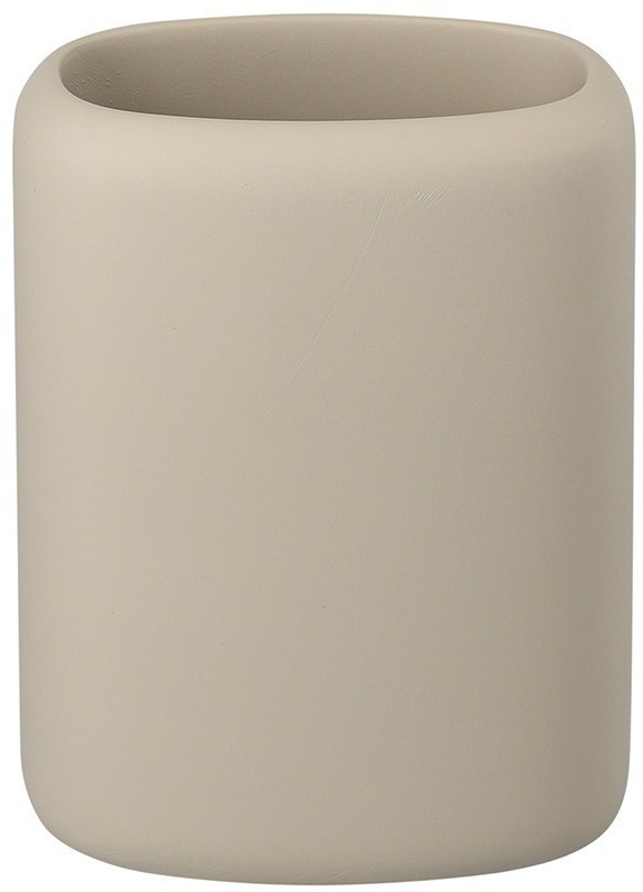 Стакан для зубных щеток slim, светло-серый (78884)