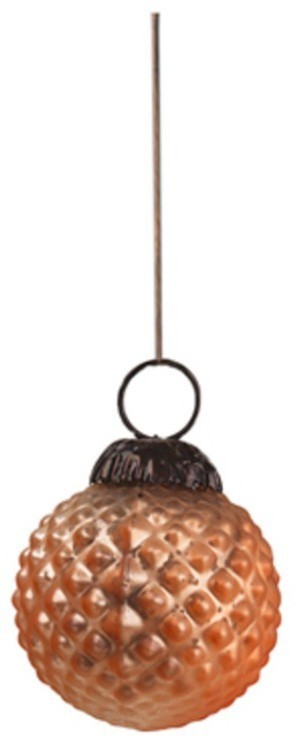 Новогодняя игрушка ATJ 462, стекло, orange, RESTORATION HARDWARE