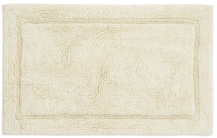 Коврик для ванной из хлопка ворсовый кремового цвета из коллекции essential, 50х80 см (76141)