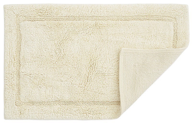 Коврик для ванной из хлопка ворсовый кремового цвета из коллекции essential, 50х80 см (76141)