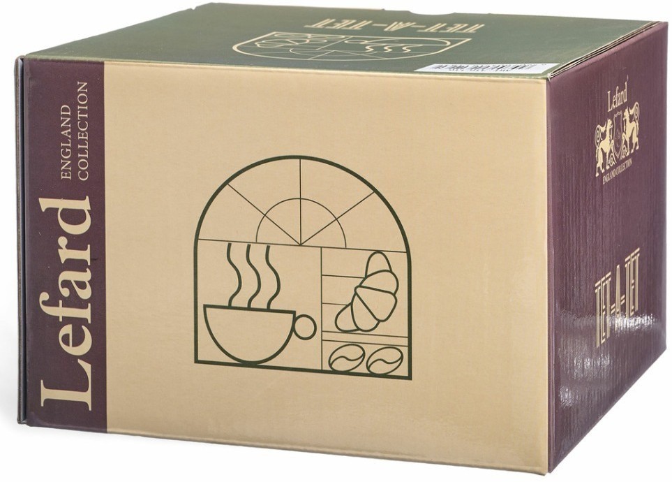 Чайный набор lefard "tet-a-tet" на 2 пер. 4 пр. 300 мл (416-116)