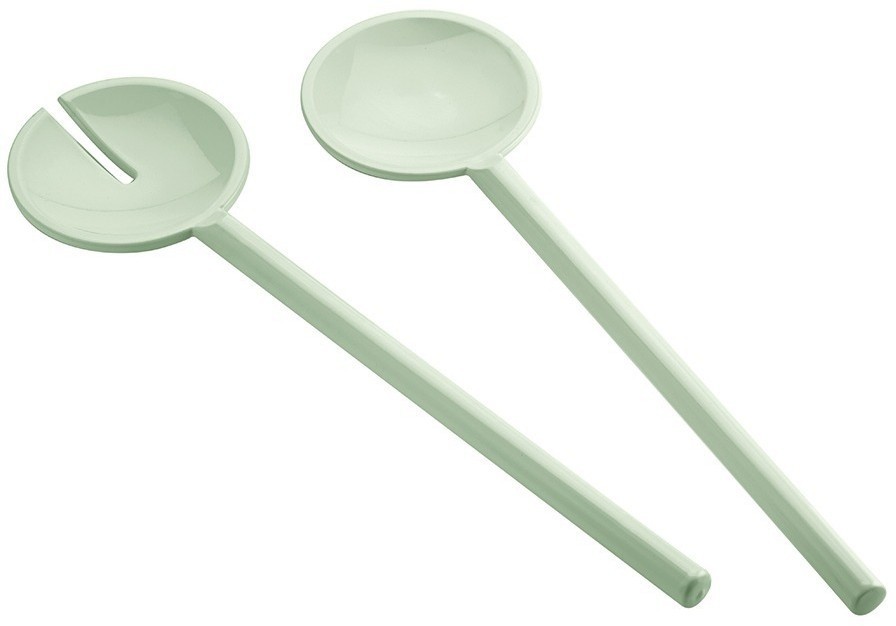 Набор столовых приборов для салата tiffany, зеленые (75569)