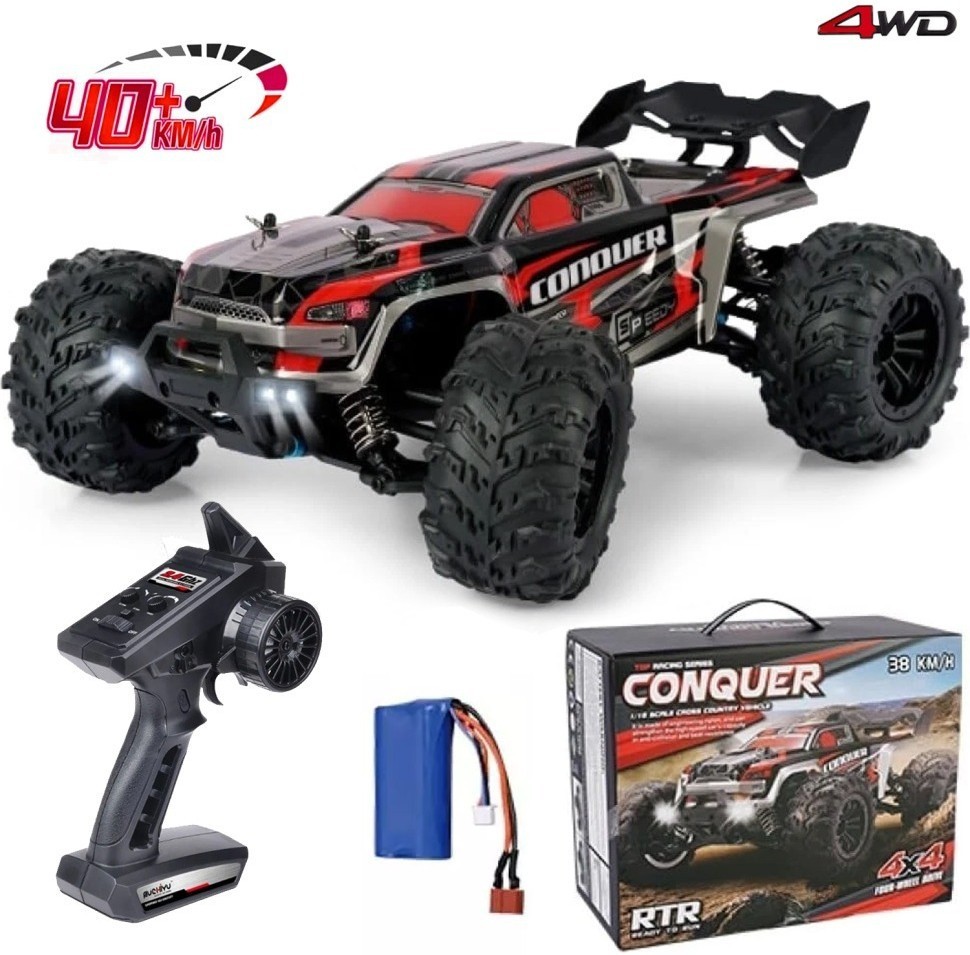 Радиоуправляемый внедорожник Conquer 4WD 1:16 (SCY-16102-RED)