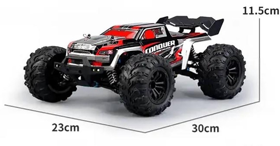 Радиоуправляемый внедорожник Conquer 4WD 1:16 (SCY-16102-RED)