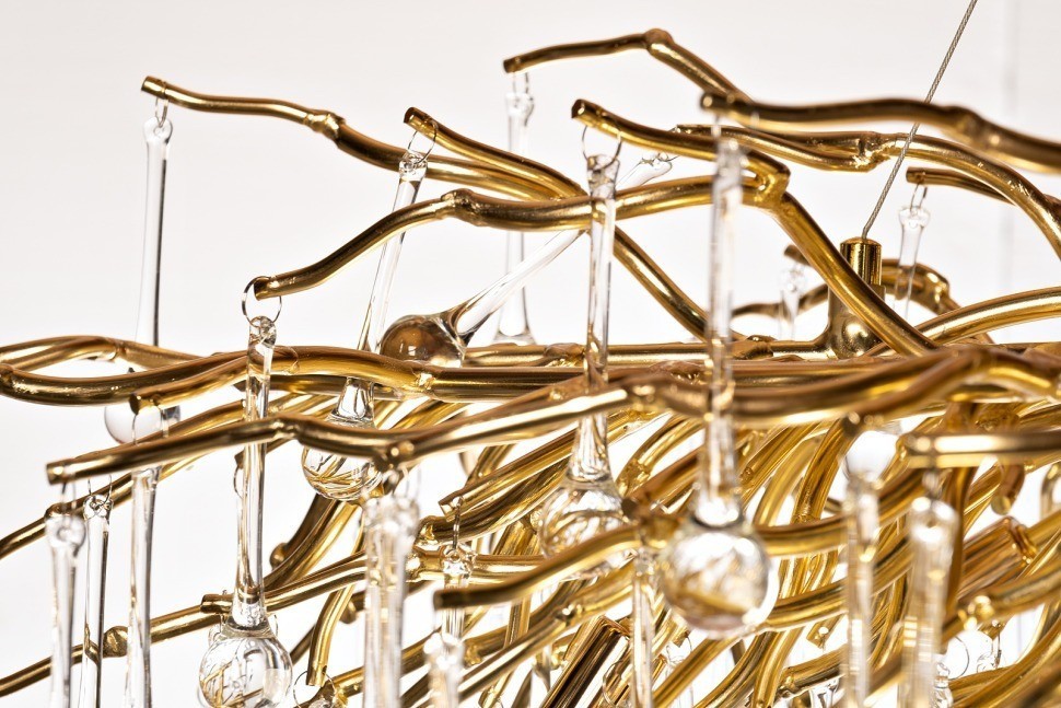 Люстра d.80 h.32см, металл цвет золото (TT-00013462)