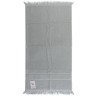 Полотенце для рук декоративное с бахромой серого цвета essential, 50х90 см (63357)