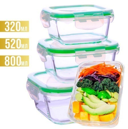 Набор жаропрочных мисок LORAINE (26266)