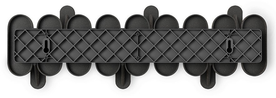 Вешалка настенная tempo, 6 крючков, черная (79961)