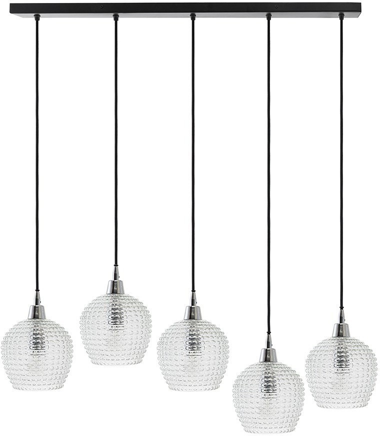 Светильник подвесной каскадный aurora, 110х18 см, прозрачный (76560)