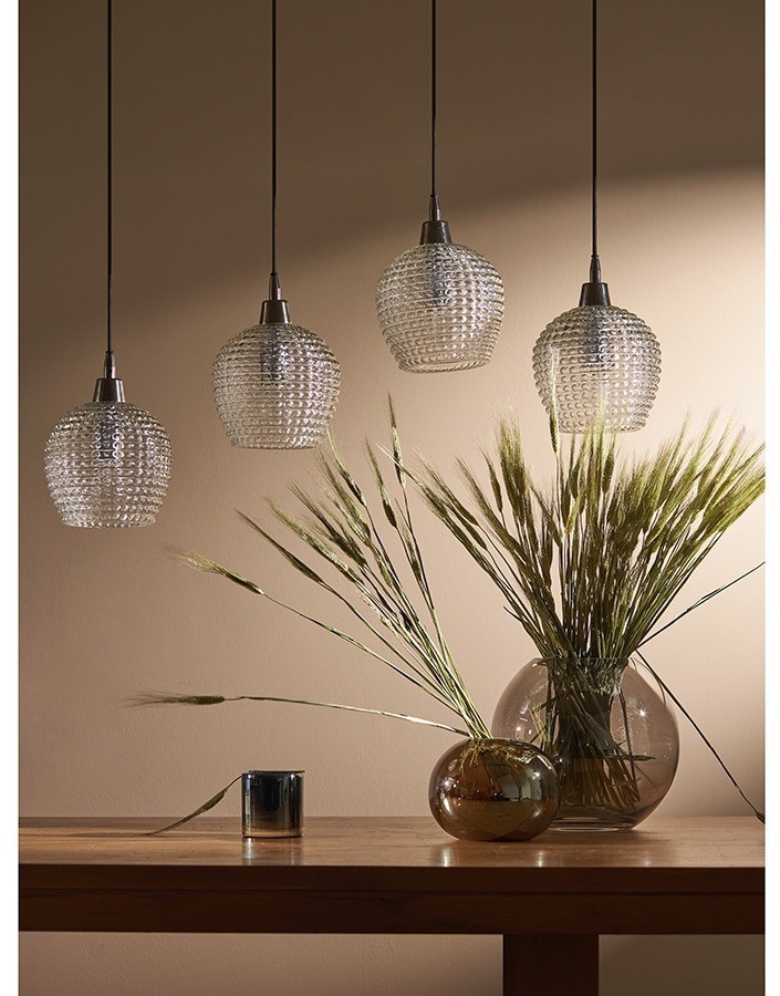 Светильник подвесной каскадный aurora, 110х18 см, прозрачный (76560)