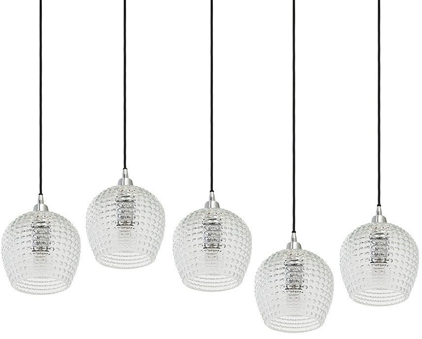 Светильник подвесной каскадный aurora, 110х18 см, прозрачный (76560)