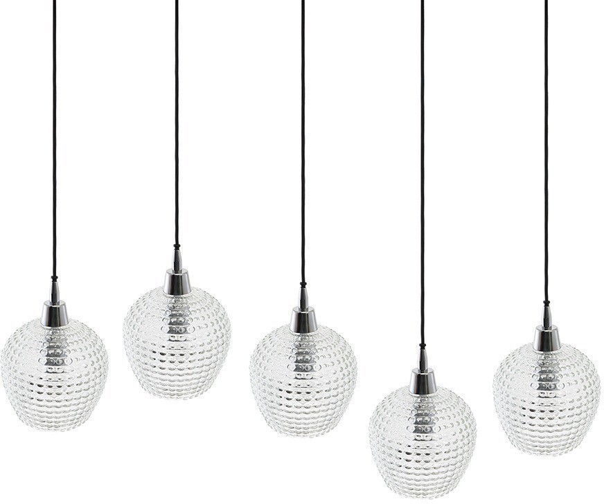 Светильник подвесной каскадный aurora, 110х18 см, прозрачный (76560)