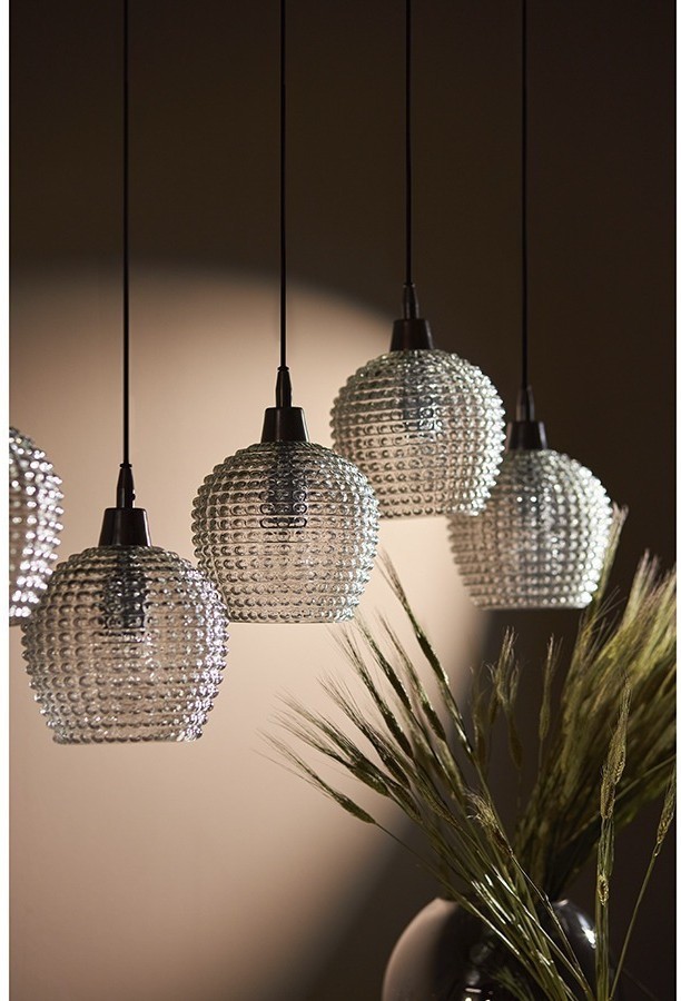 Светильник подвесной каскадный aurora, 110х18 см, прозрачный (76560)