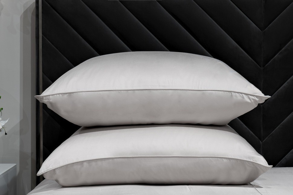 Комплект наволочек бамбук, серый 70*70 (2шт) (TT-00014584)