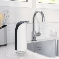 Диспенсер для мыла emperor, 255 мл, черно-белый (71387)