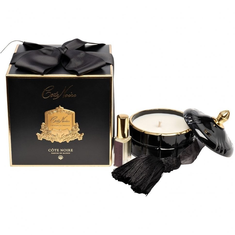 Свеча ароматическая French morning tea в вазе  в упаковке 185 гр (TT-00007408)