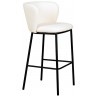 Стул барный foggy, букле, молочный (78067)