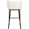 Стул барный foggy, букле, молочный (78067)