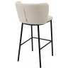 Стул барный foggy, букле, молочный (78067)