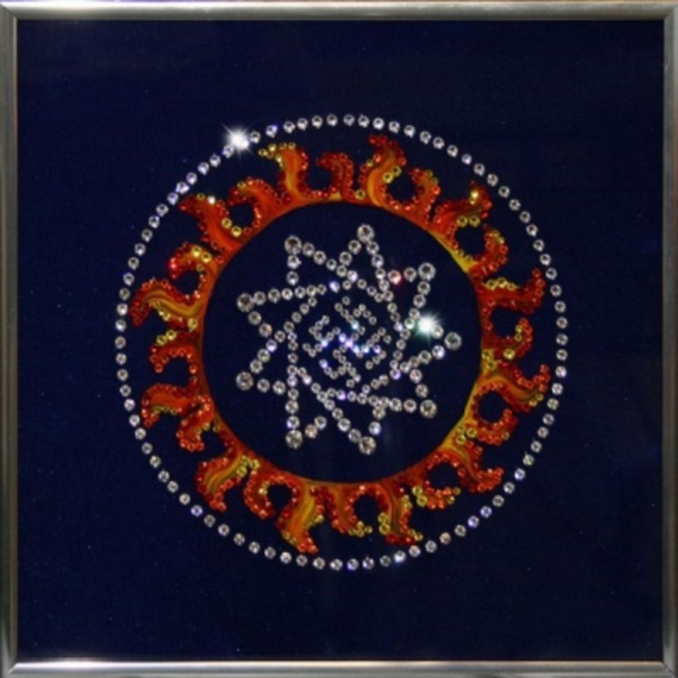 Картина Оберег Инглия с кристаллами Swarovski (1425)