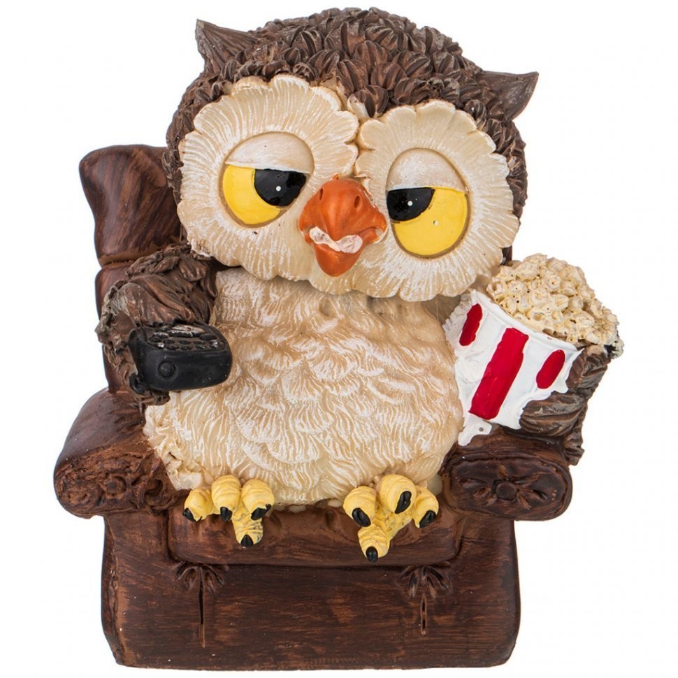 Копилка "совята итри" 11*11 см. высота=12 см. Lefard (537-394)