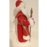 Дед мороз в красной шубе и белой шапке 60 см (84674)