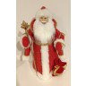 Дед мороз в красной шубе и белой шапке 60 см (84674)
