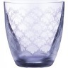 Набор стаканов для виски "elisabeth blue smoke" из 6 шт. 300 мл. высота=9,5 см. Bohemia Crystal (674-746)