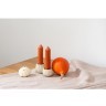 Свеча декоративная оранжевого цвета из коллекции edge, 25,5см (74330)