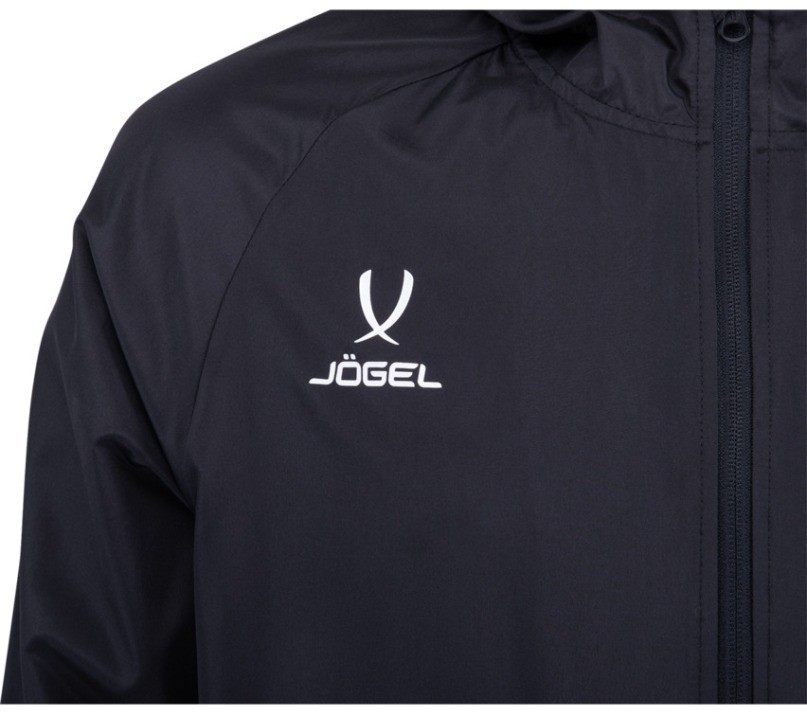 Куртка ветрозащитная JOGEL CAMP Rain Jacket, черный, детский (2095811)