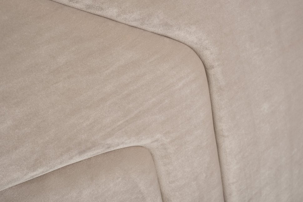 Кровать Lancy 180см, велюр серый 200*220*146см (TT-00009831)