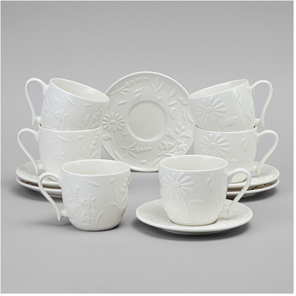 Чайный набор lefard "flowers story" на 6 пер. 12 пр. 220 мл (474-254)