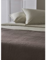 Покрывало вафельное из хлопка серо-бежевого цвета из коллекции essential, 180х250 см (77458)