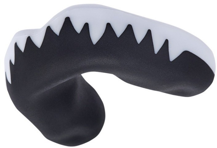 Капа 1-челюстная INSANE JAGUAR, ЭВА, черный/белый, взрослый (2101023)