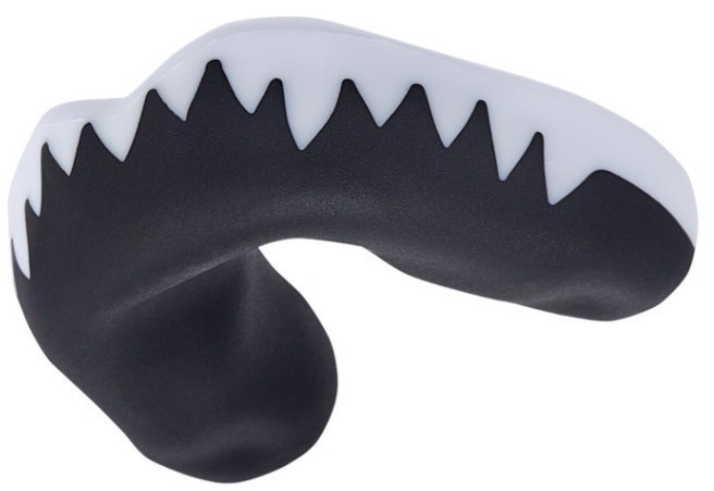 Капа 1-челюстная INSANE JAGUAR, ЭВА, черный/белый, взрослый (2101023)