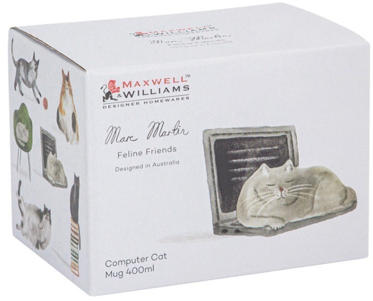 Кружка Кот на ноутбуке, 0,4 л - MW637-DX1214 Maxwell & Williams