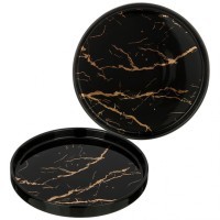 Набор тарелок закусочных &quot;fantasy&quot; 2шт. 20,5см, черный Lefard (42-334)